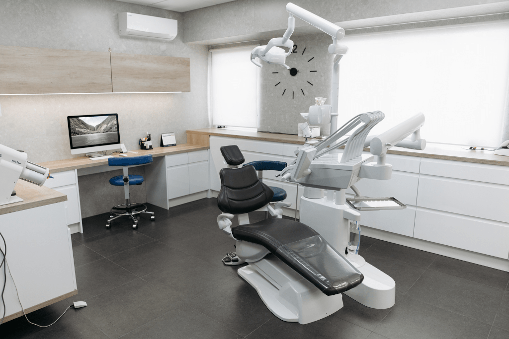Modern aesthetic treatment room at DermaWorld Skin Clinic Rajouri Garden
